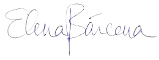 Signature of Elena Bárcena Madera