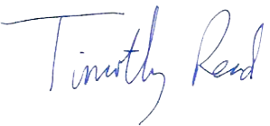 Signature of Timothy Read