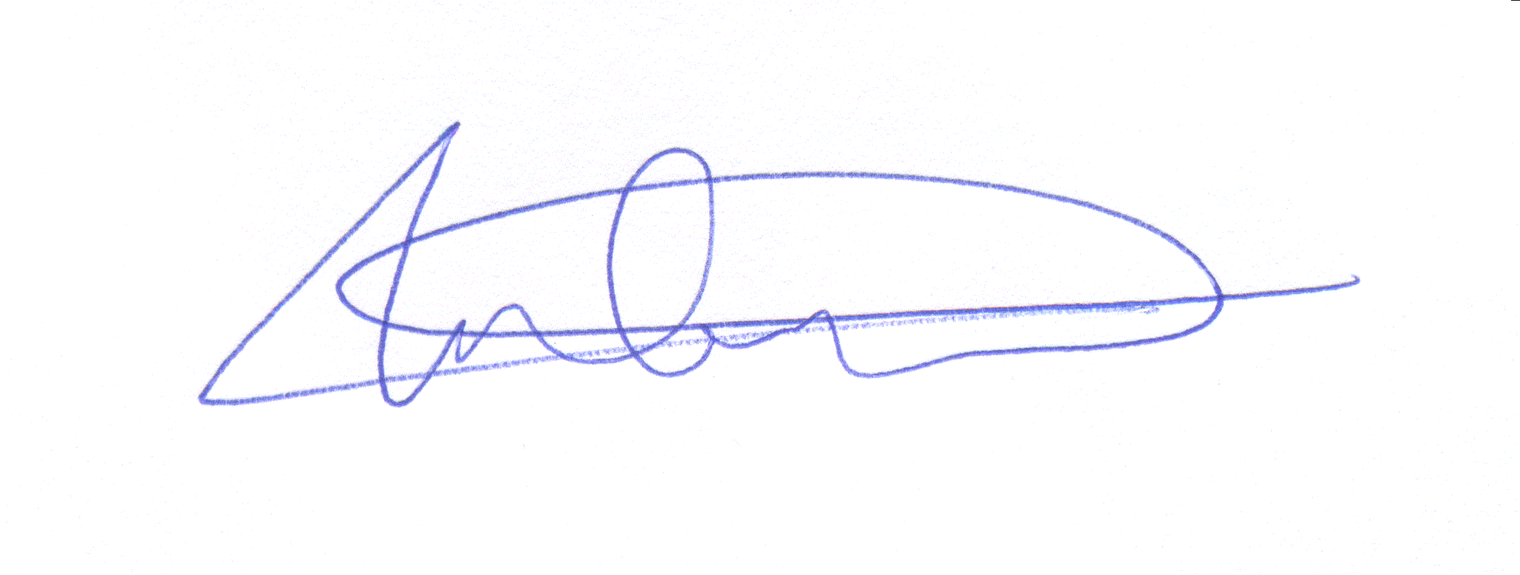 Signature of Marta de la Cuesta González
