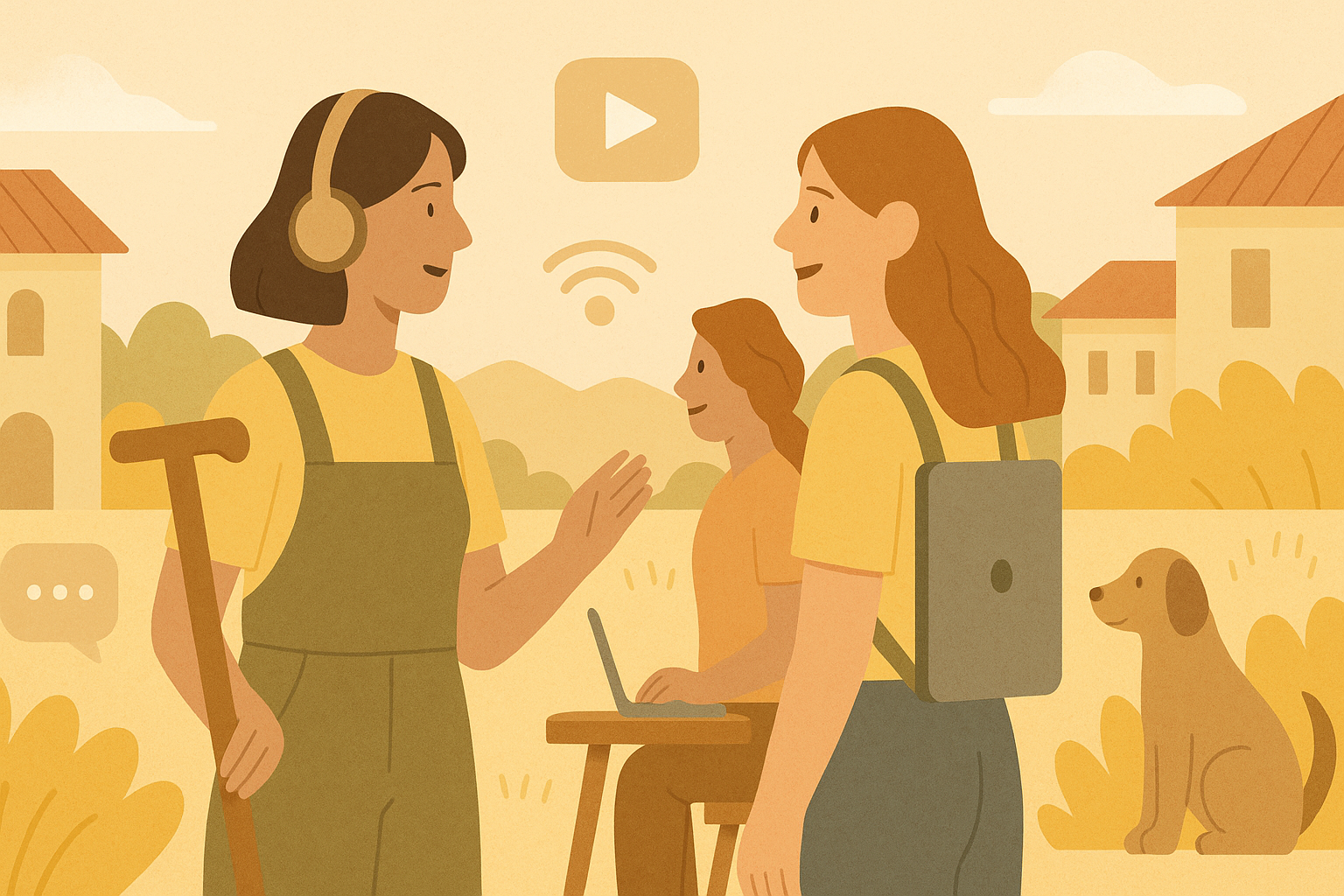 Creación de contenido digital y comunicación audiovisual con IA (1ed. 2026) MujerRural_ContenidoIA_001