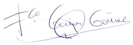 Signature of Francisco Gómez Gómez