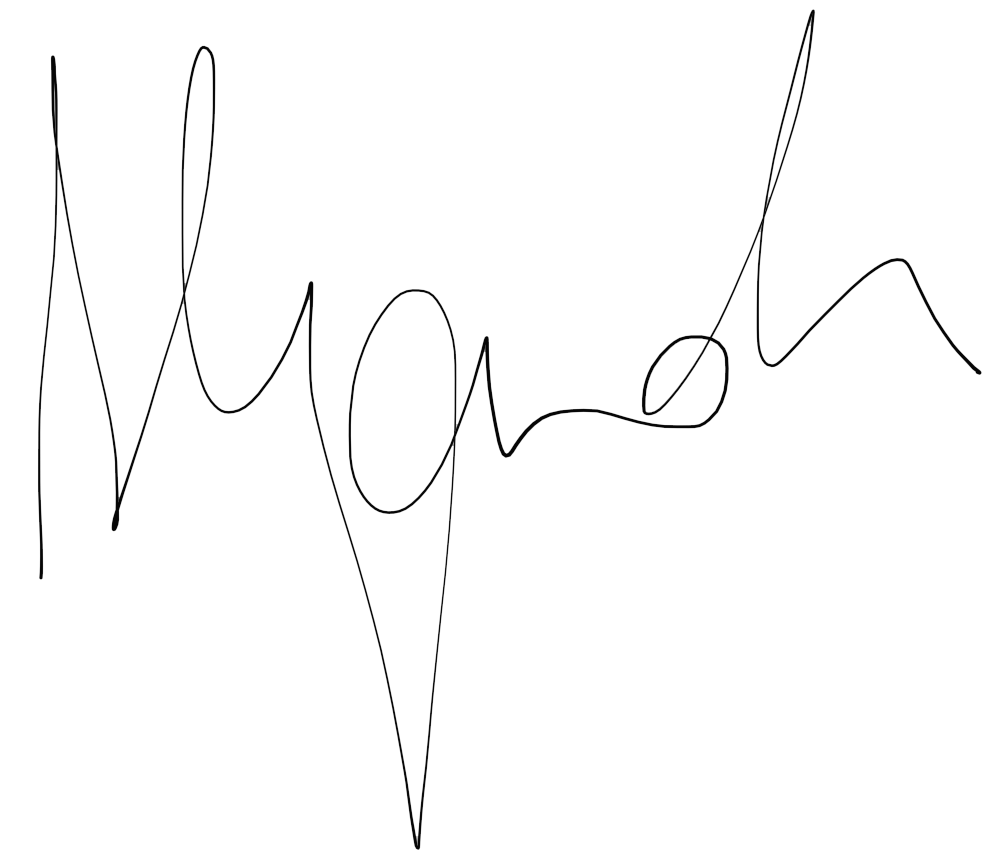 Signature of  Alejandro Rodríguez Ascaso